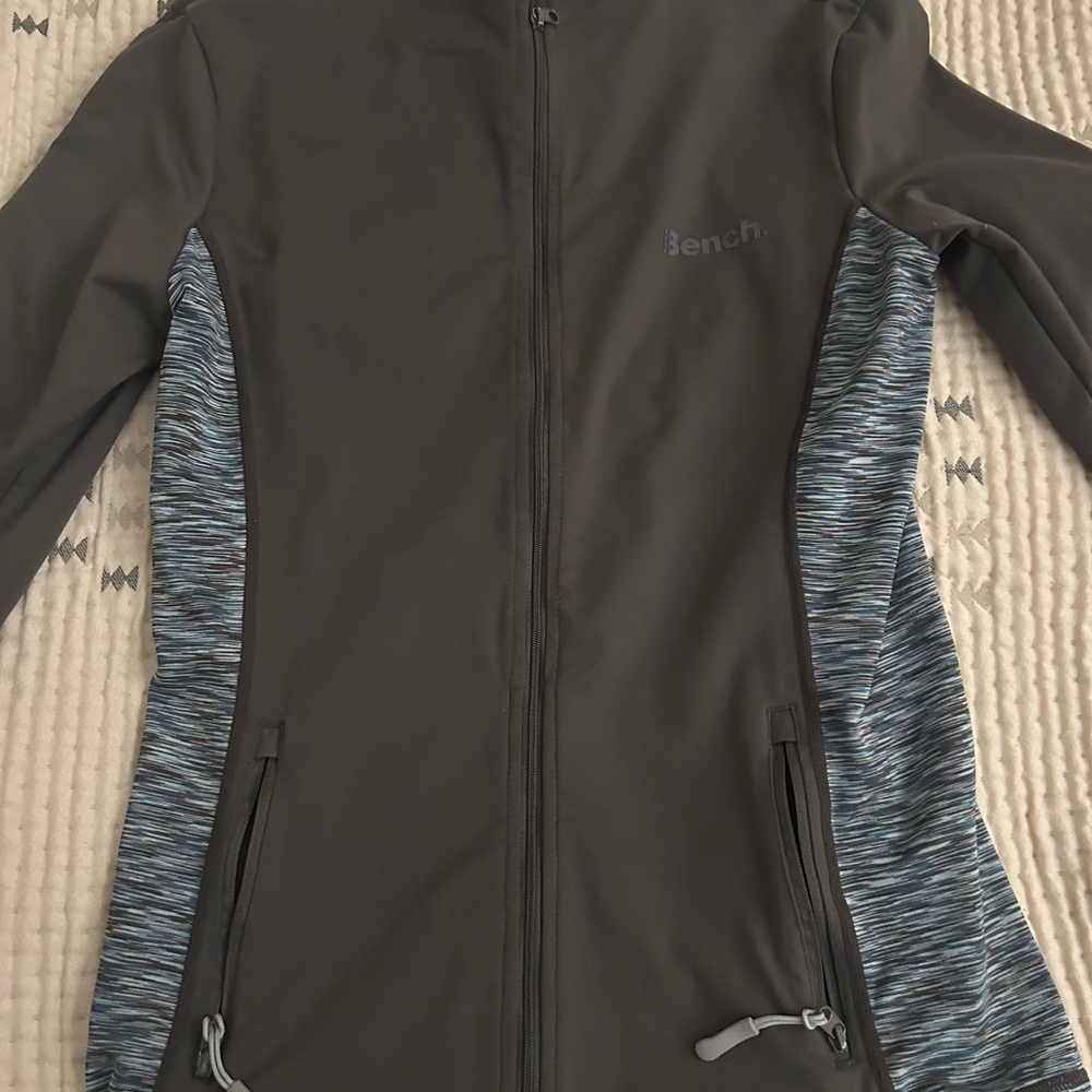 Bench Women's Black and Blue Athletic Jacket